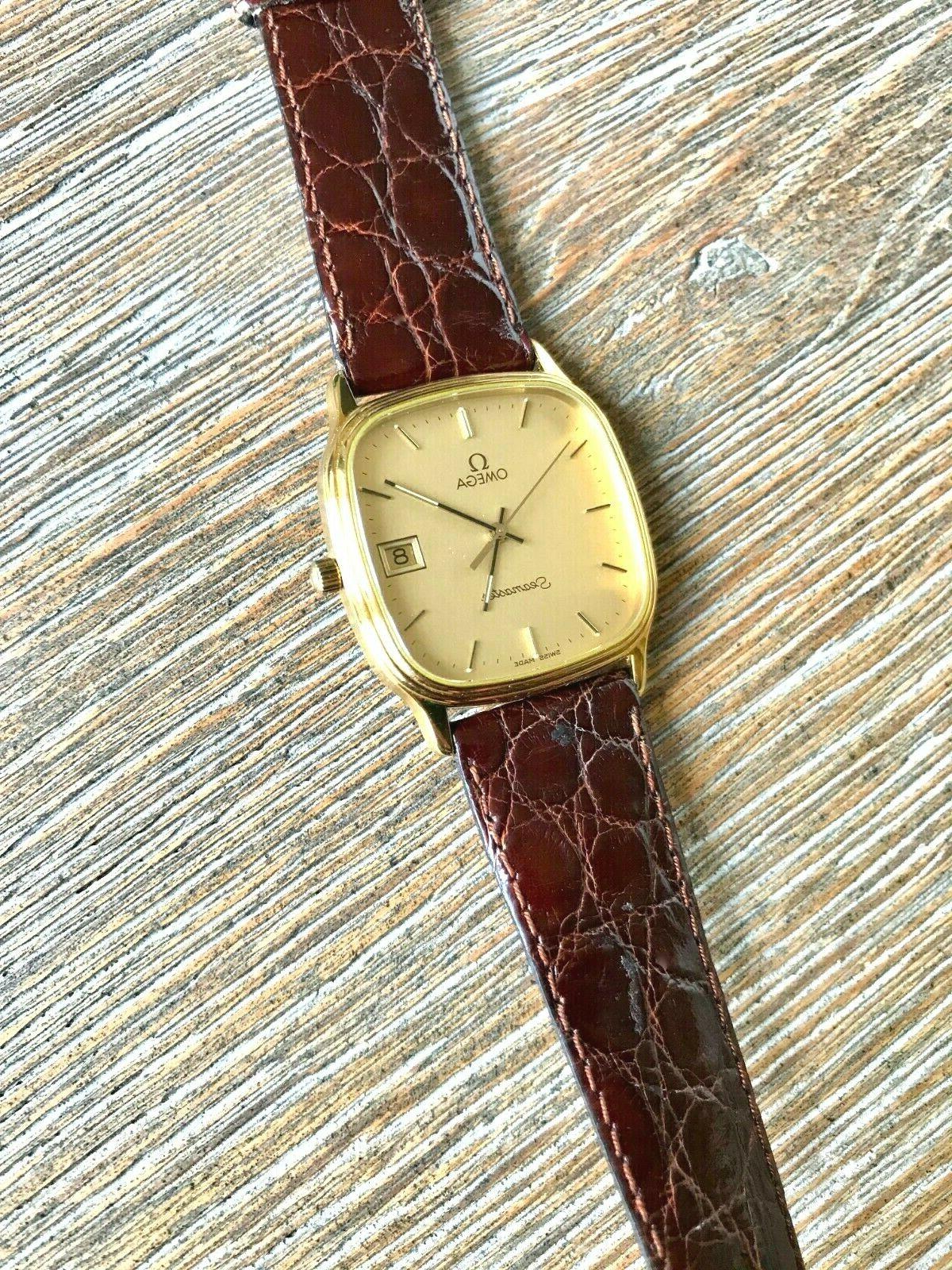 seamaster quarzo placcato oro cal 1430 anni