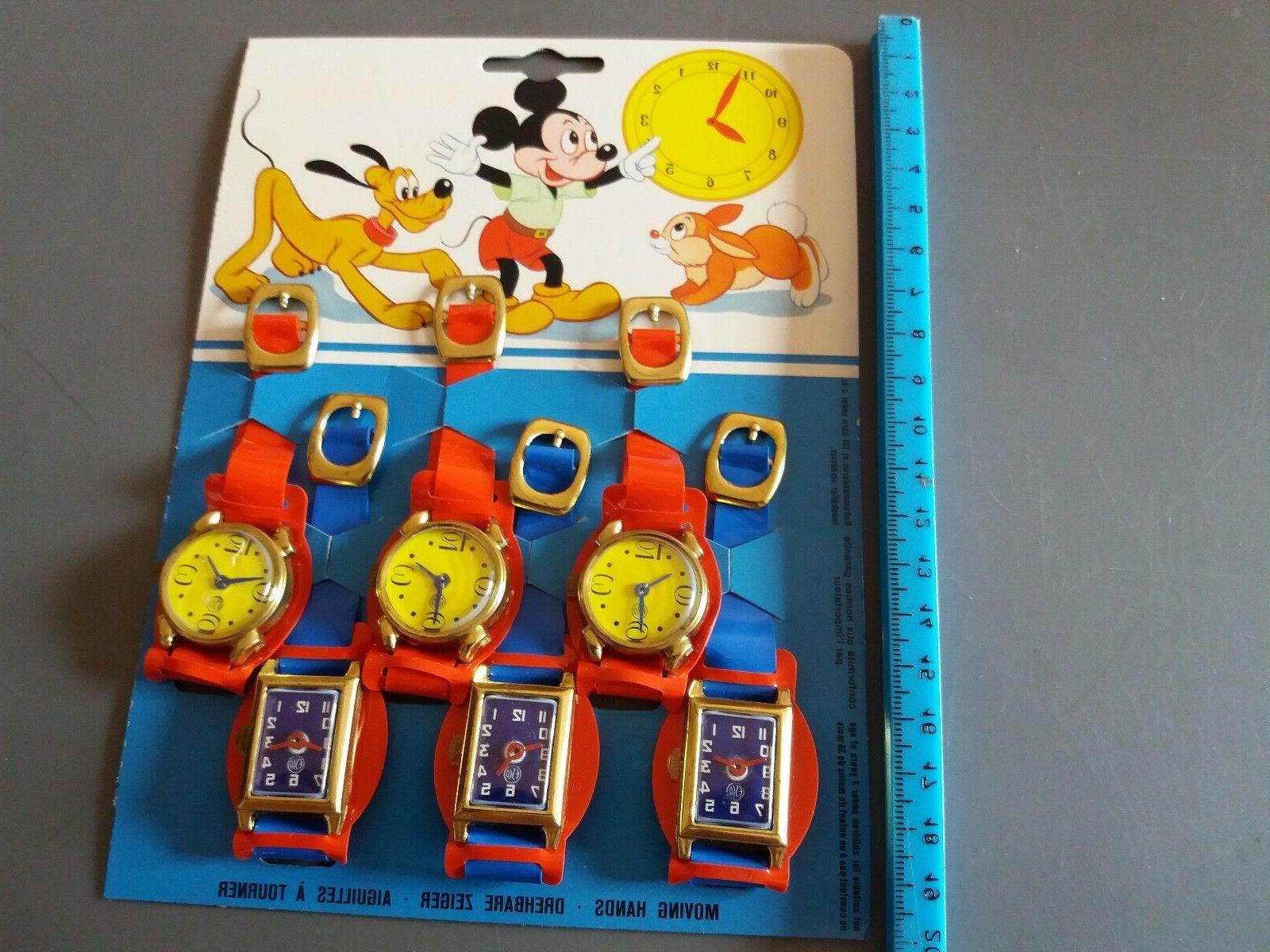 set 6 orologi bimbo bimba anni 60