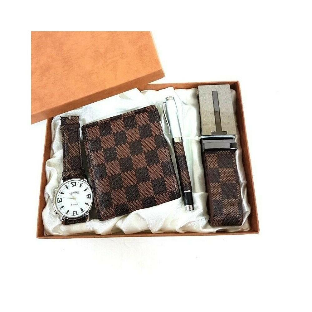 set regalo per uomo orologio cintura portafoglio
