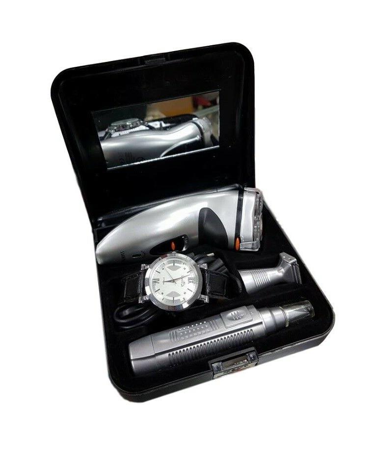 set regalo uomo orologio rasoio barba rasoio