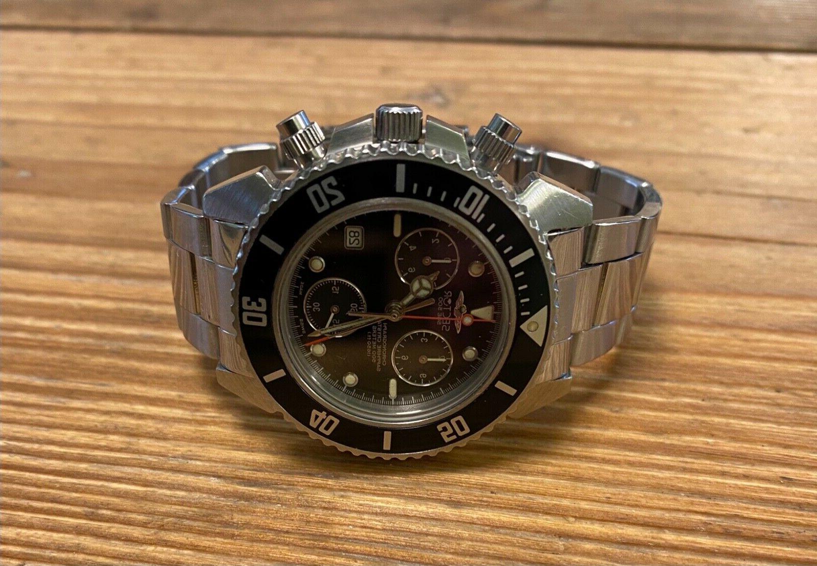 sge500 cronografo swiss made