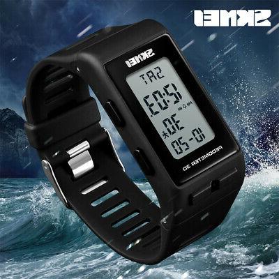 skmei orologio uomo contapassi calorie digitale led