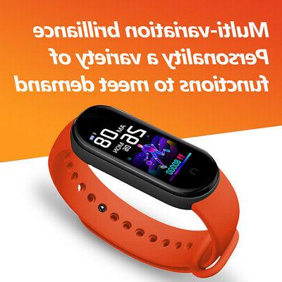 smart braccialetto orologio pedometro cardiofrequenzimetro f