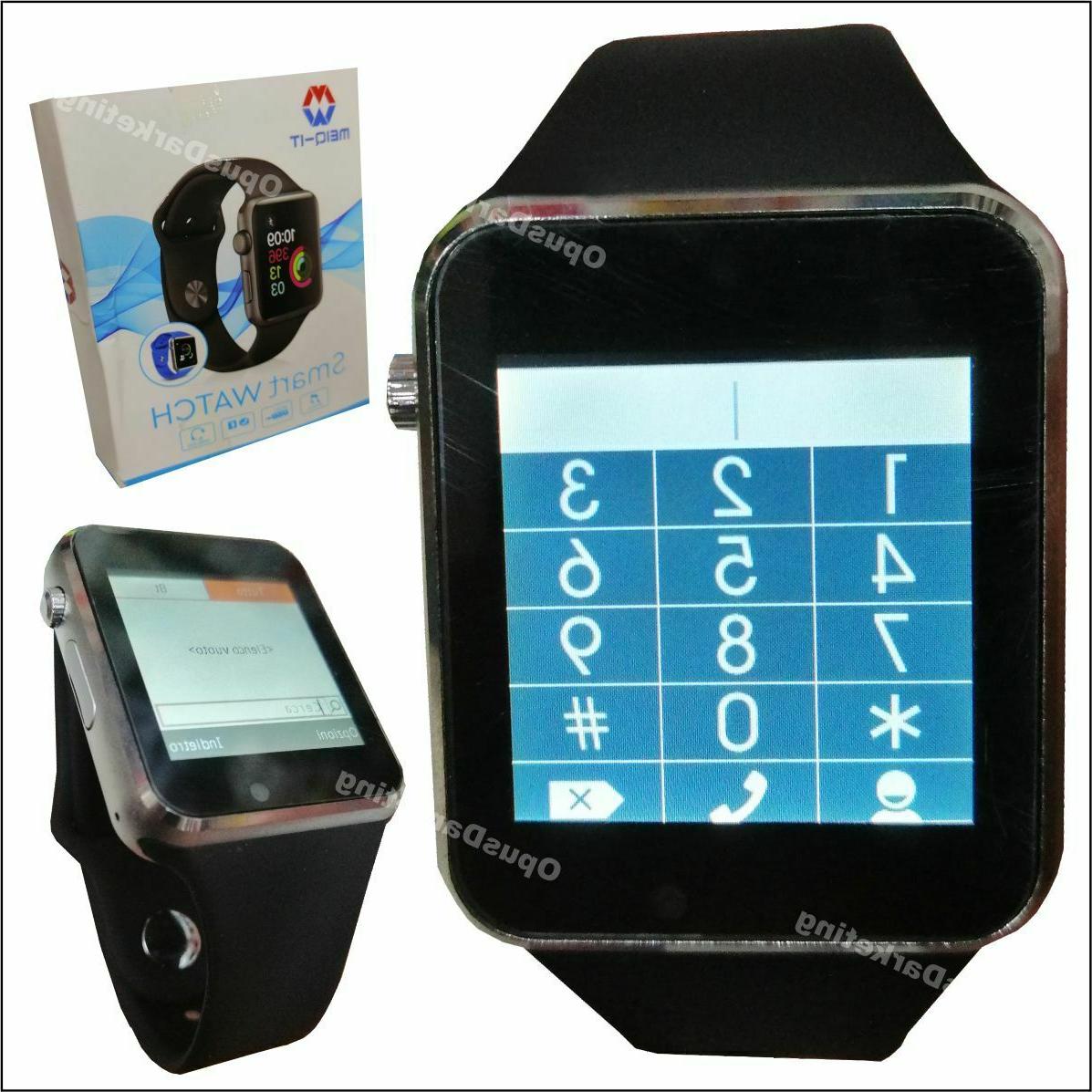 smart watch orologio bluetooth fotocamera interna per