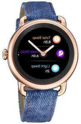 smartime cinturino in denim blu da donna