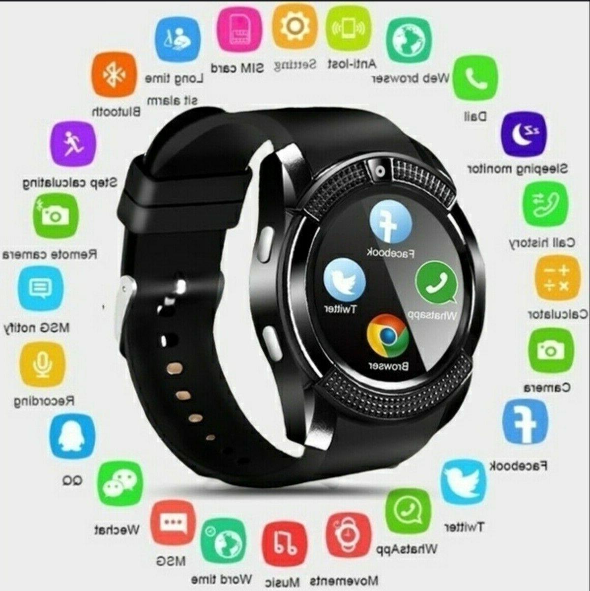 smartwatch fotocamera bluetooth orologio telefono cellulare 