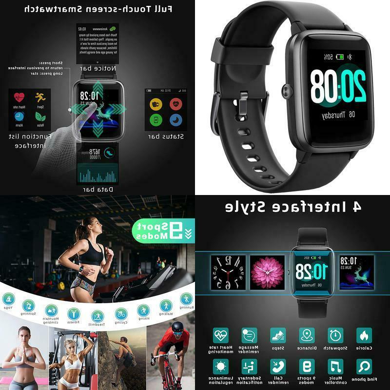 smartwatch orologio fitness tracker uomo donna bluetooth