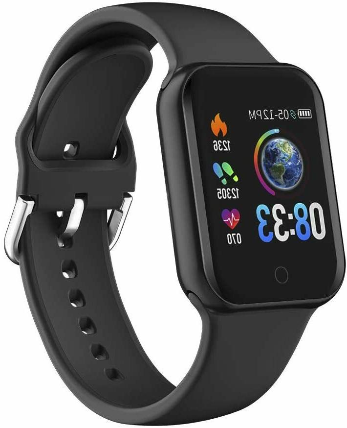 smartwatch orologio fitness uomo donna nero nuovo