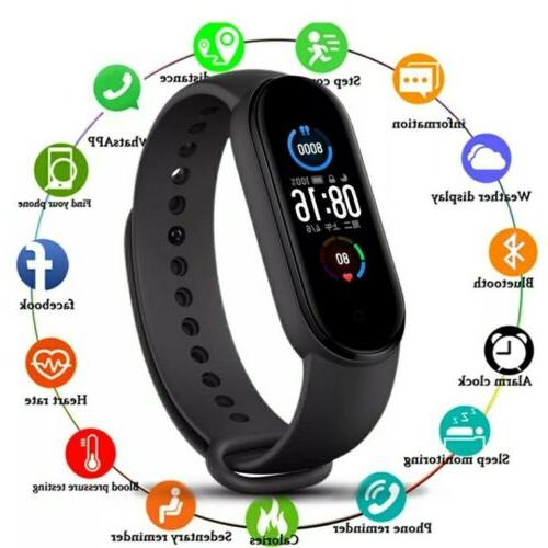 smartwatch orologio m5 smart cardiofrequenzimetro band fitne