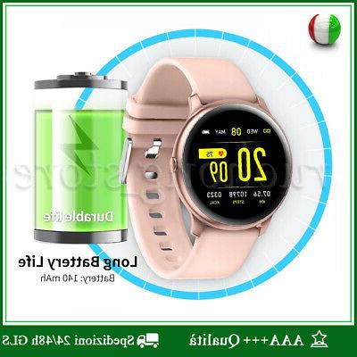smartwatch orologio per android ios saturimetro donna