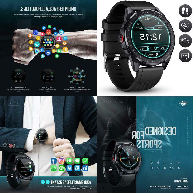 smartwatch orologio uomo fitness tracker cardiofrequenzimetr