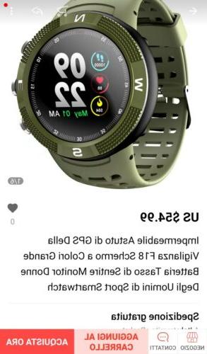 smartwatch running gps oled orologio corsa