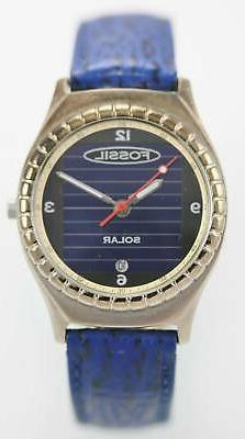 Fossil Solare Edizione Limitata da Uomo Quadrante Blu Cassa 