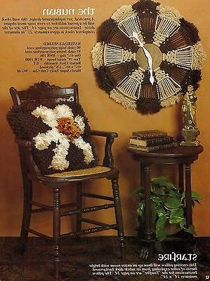 sole parete orologio and stella cuscino pattern