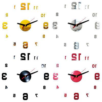 specchio orologio da parete fai da te