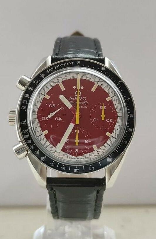 speedmaster schumacher limited edition red dial chronograph