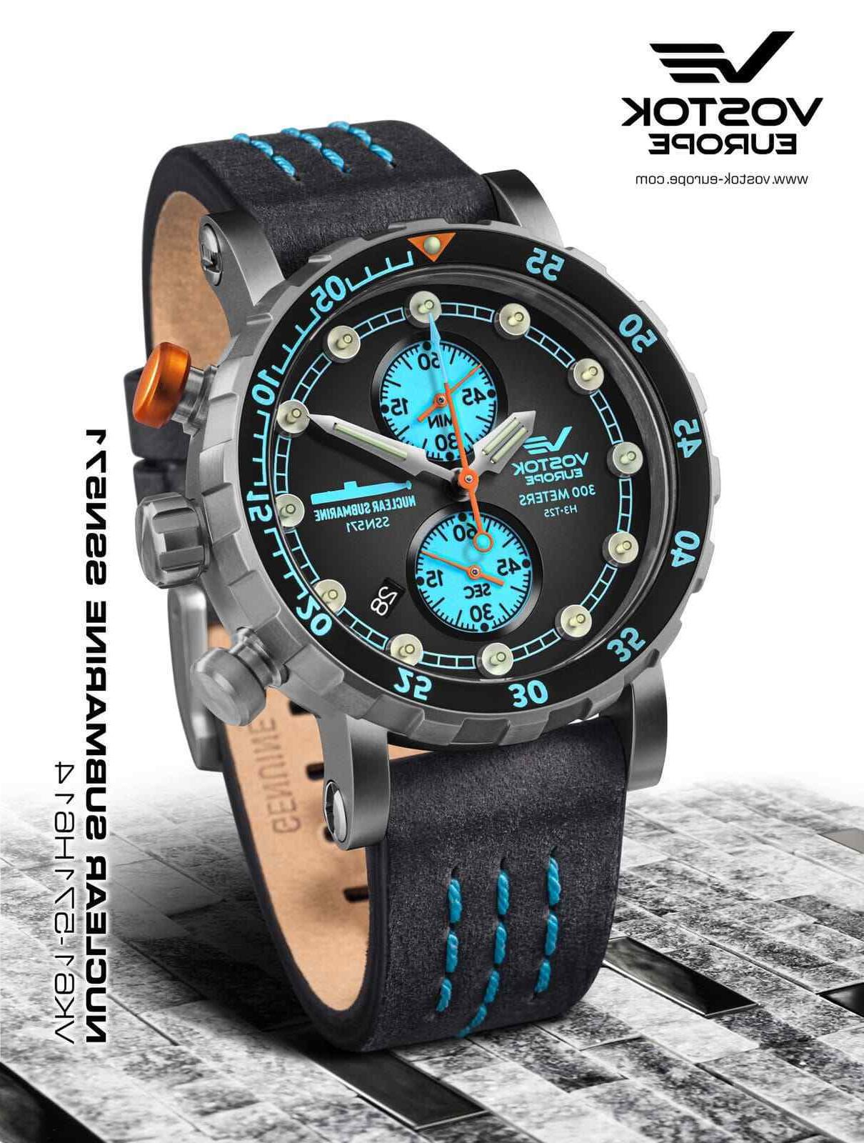 ssn 571 nuclear submarine crono titanio vk614