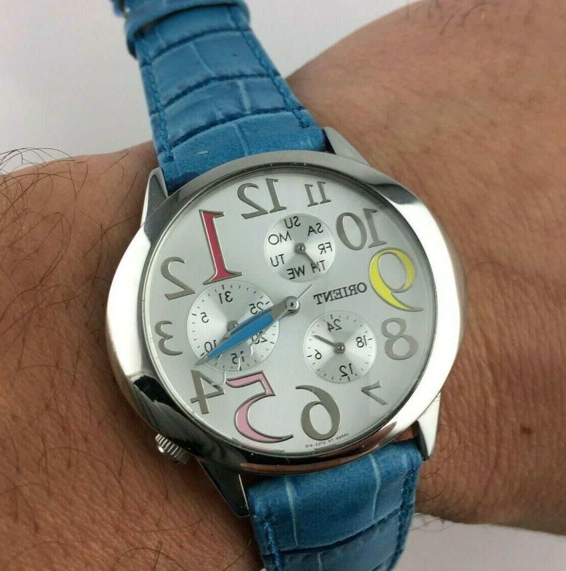 stupendo quarzo 41mm day date multifunzione ovale