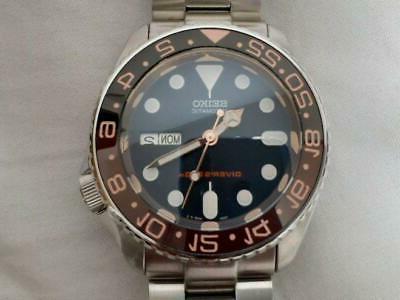 subacqueo modificato skx009 blu scuro ragazzo orologio