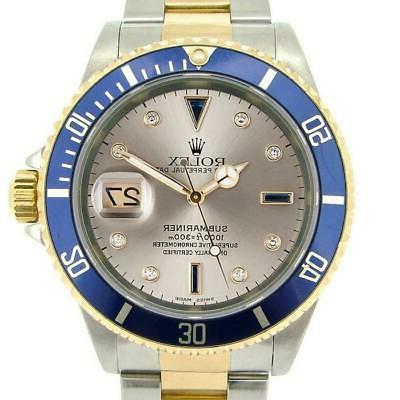 submariner 16613 uomo acciaio inox automatico ardesia
