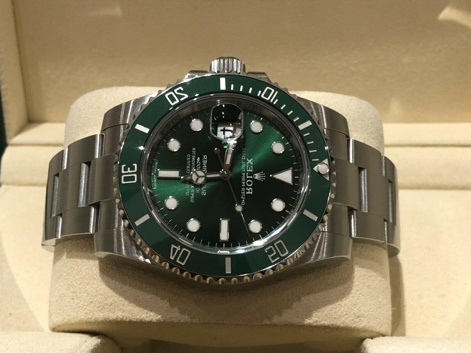 submariner date hulk 116610lv ceramic green