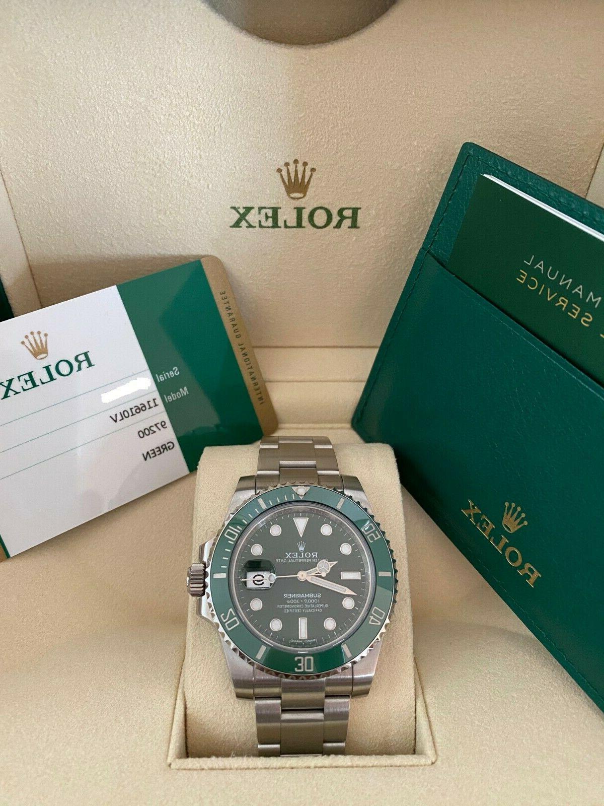 submariner hulk ref 116610lv full set 4