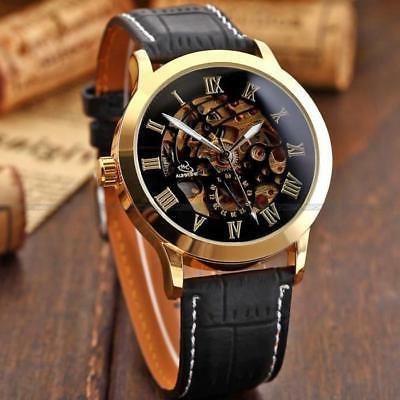 superbo orologio lusso meccanico automatico scheletro unisex