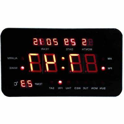 sveglia digitale elettrica orologio luce led con