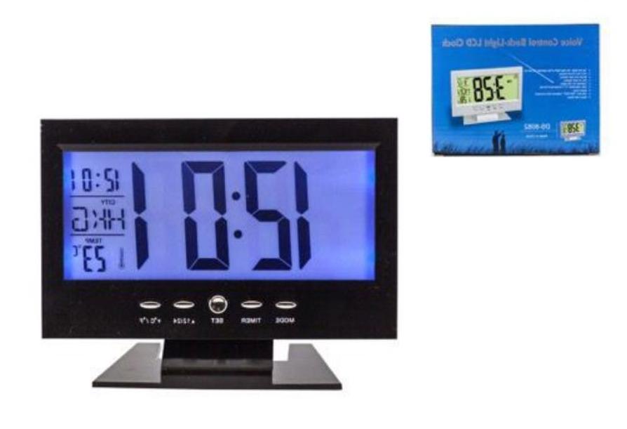 sveglia orologio digitale da tavolo allarme lcd