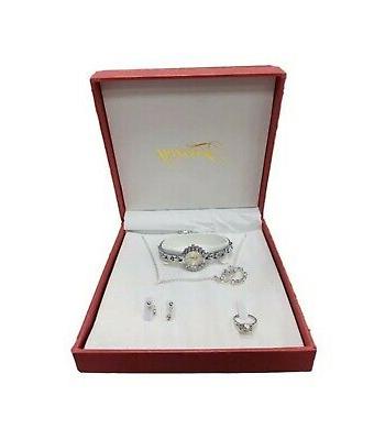 t set regalo per donna orologio orecchini