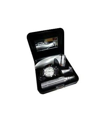 t set regalo uomo orologio rasoio barba