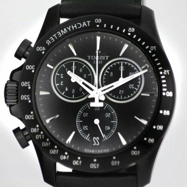 t sport v8 chronografo pvd nero t1064173605100