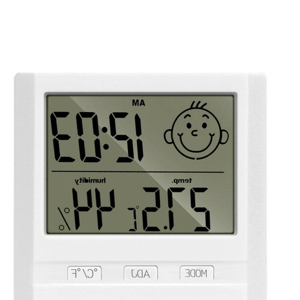 termometro igrometro orologio digitale con display lcd