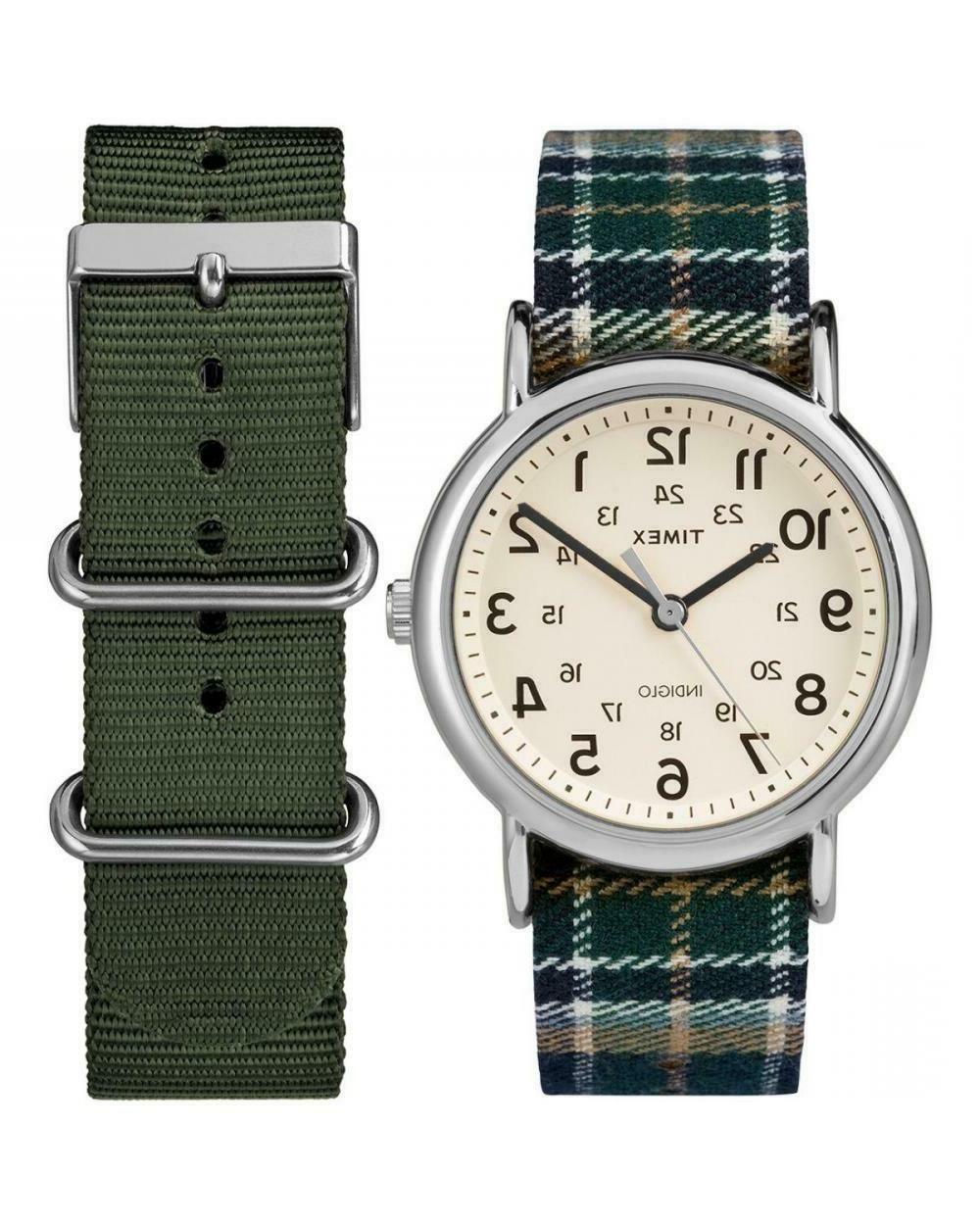 timex orologio uomo weekender retroillumi indiglo doppio