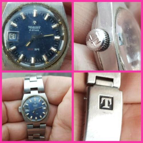 tissot pr 516 lady acciaio 1970 circa