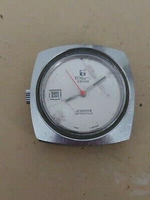 tissot sideral automatic vintage watch white dial