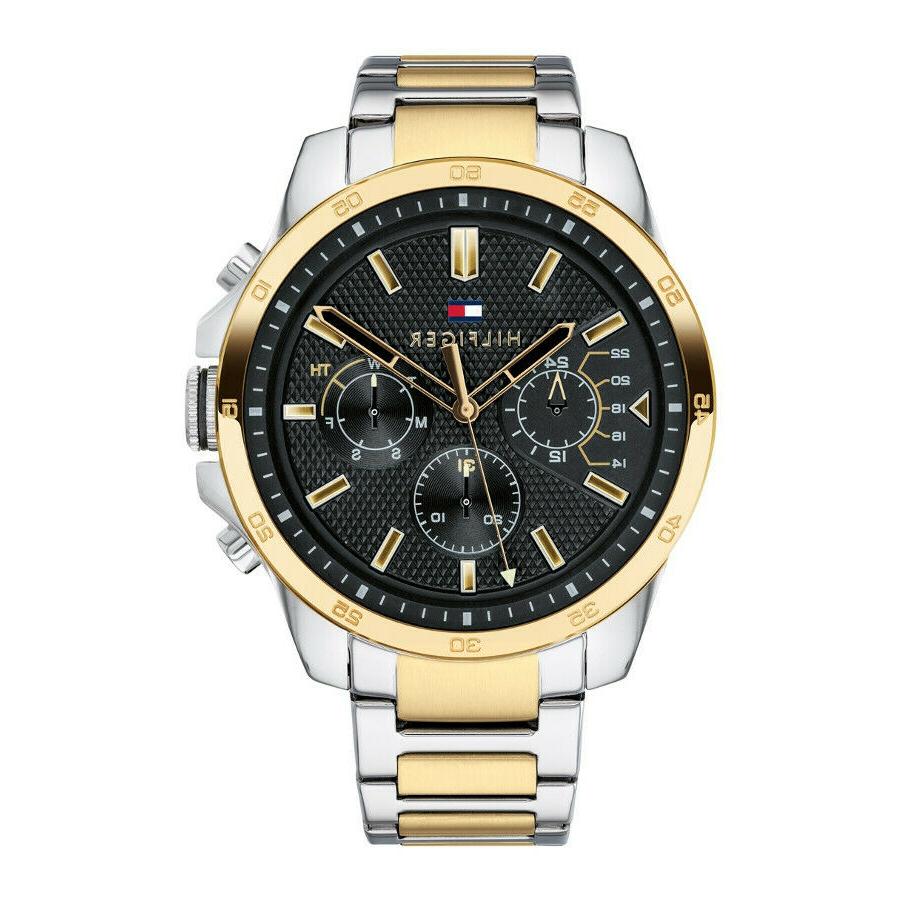 tommy hilfiger orologio oro acciaio uomo multifunzione