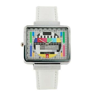 tv test pattern watch orologio monoscopio con