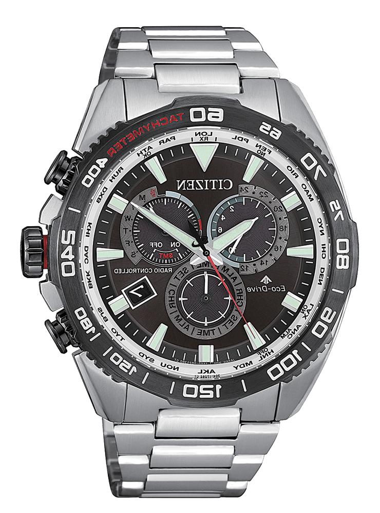 uomo acciaio crono radiocontrollato citizen eco drive