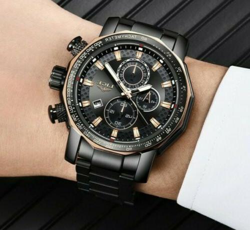 uomo acciaio inox relojes lige
