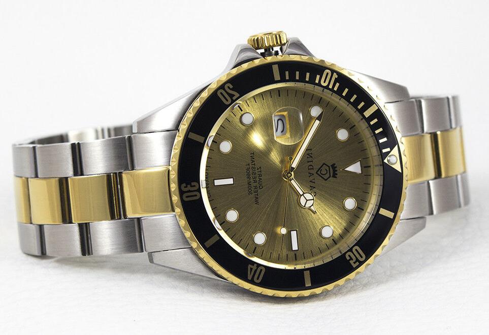 uomo al quarzo sub 30 bar acciaio