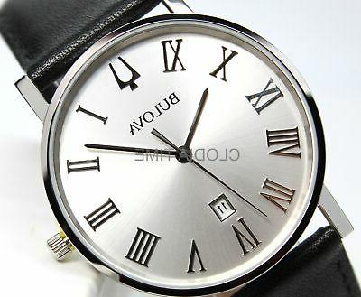 uomo classico pelle clipper quarzo bu96b312