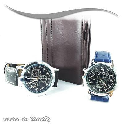 uomo da elegante al orologio polso quarzo