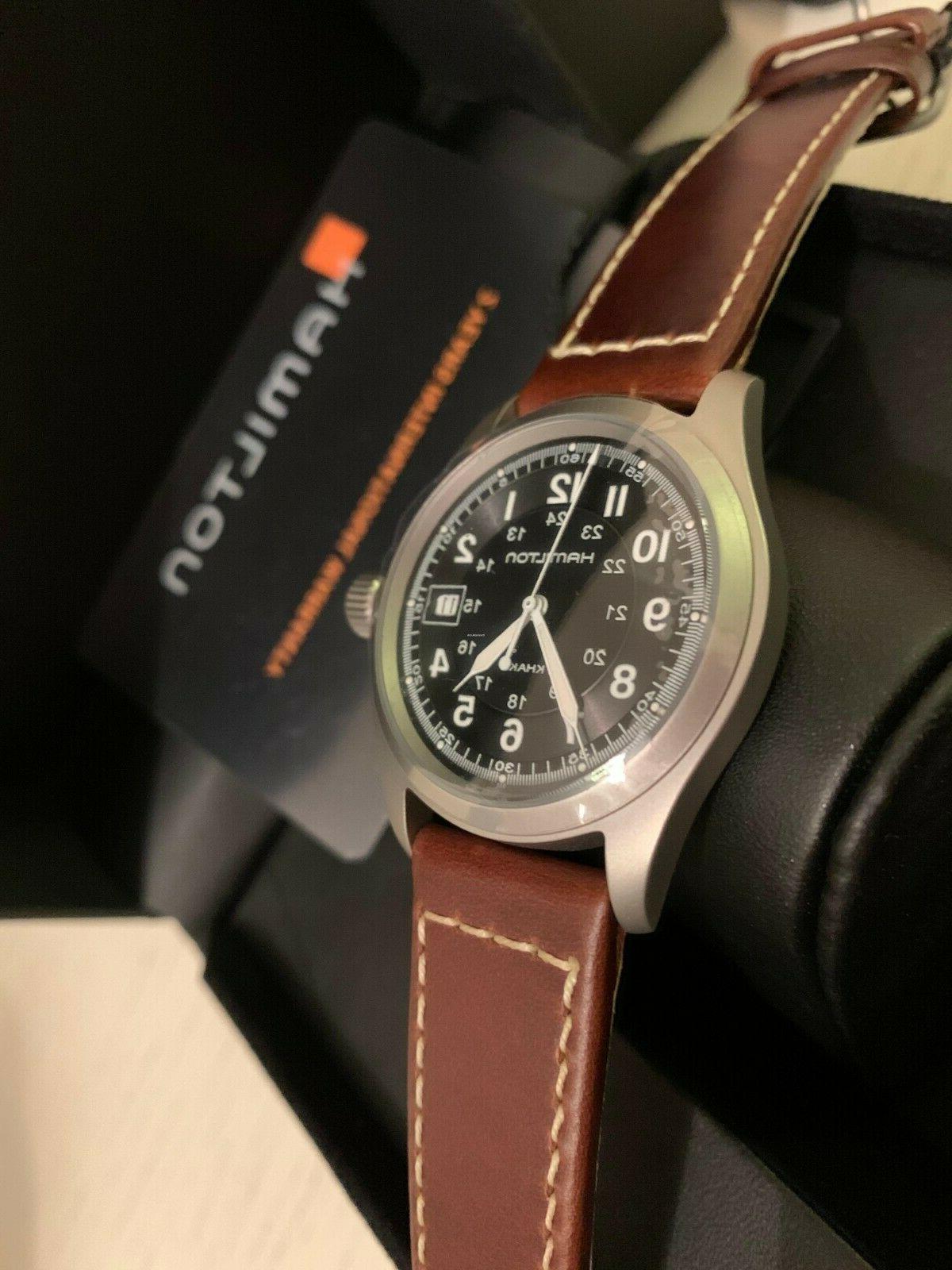 uomo hamilton khaki field h68481533