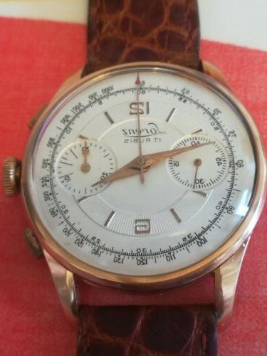 uomo lorenz oro rosa 18k oversize 39mm