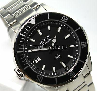 uomo marine star nero acciaio quarzo 98b203