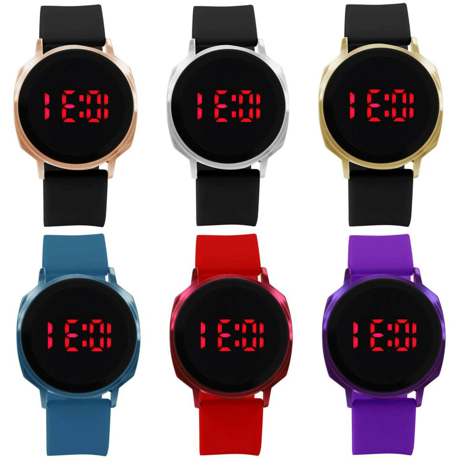 uomo moda donna silicone fascia touch led