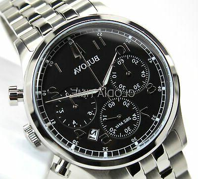 uomo nero crono precisionist 262 khz acciaio