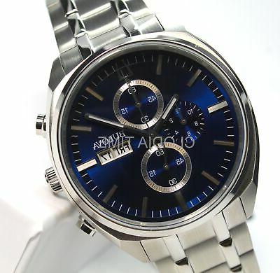 uomo surveyor crono blu acciaio quarzo 96c136