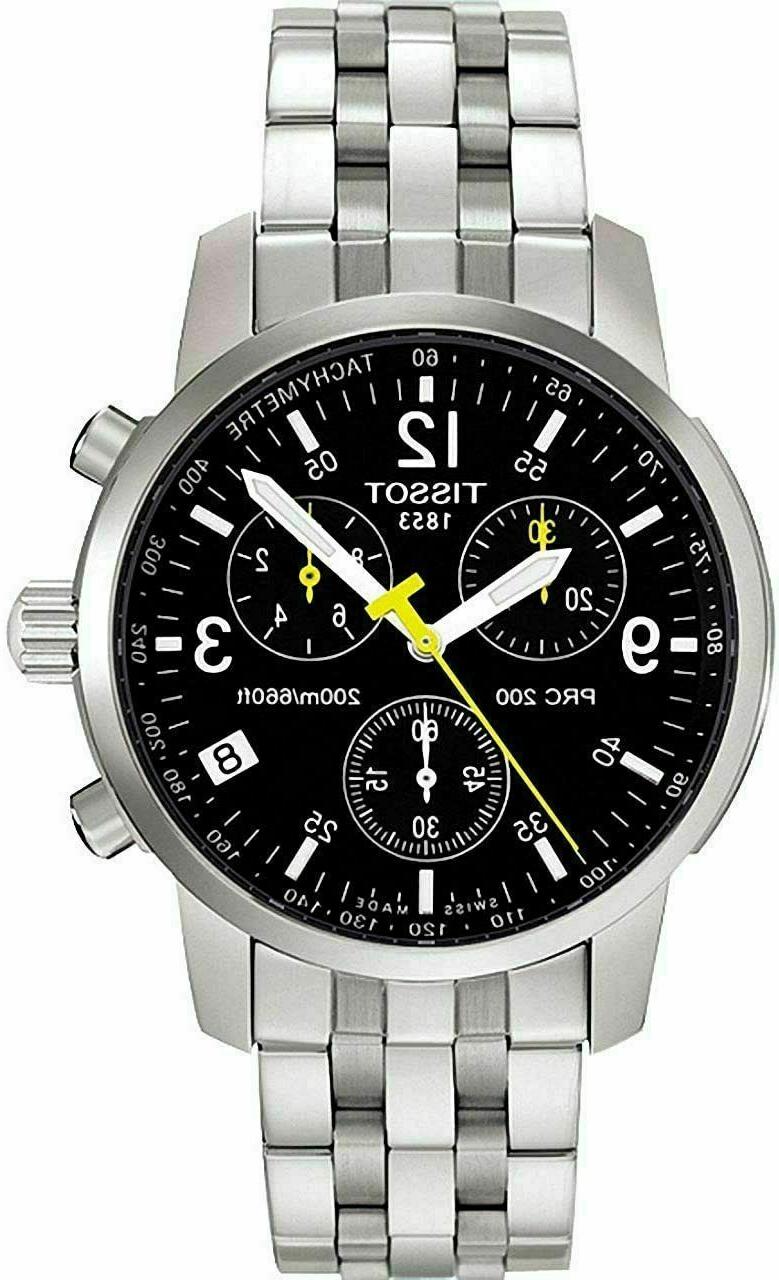 uomo tissot prc 200 t17158652 cronografo nuovo